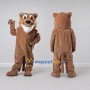Custom Tan and White Wildcat Mascot Costume Adult Full Body Suit for Wildlife Events