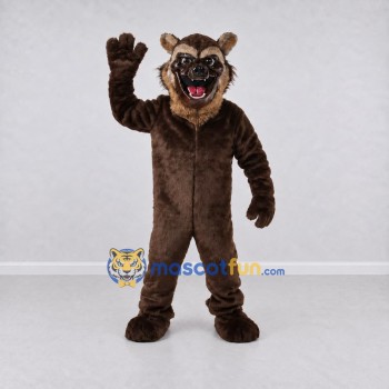 Custom Brown Gray and Black Raccoon Mascot Costume Adult Full Body Suit for Sports Events Custom Brown Gray and Black Raccoon Mascot Costume Adult Full Body Suit for Sports Events