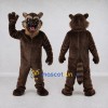 Custom Brown Gray and Black Raccoon Mascot Costume Adult Full Body Suit for Sports Events