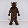 Custom Brown Gray and Black Raccoon Mascot Costume Adult Full Body Suit for Sports Events
