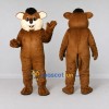 Custom Brown and Cream Mouse Mascot Costume Adult Full Body Suit for Children's Events Custom Brown and Cream Mouse Mascot Costume Adult Full Body Suit for Children's Events