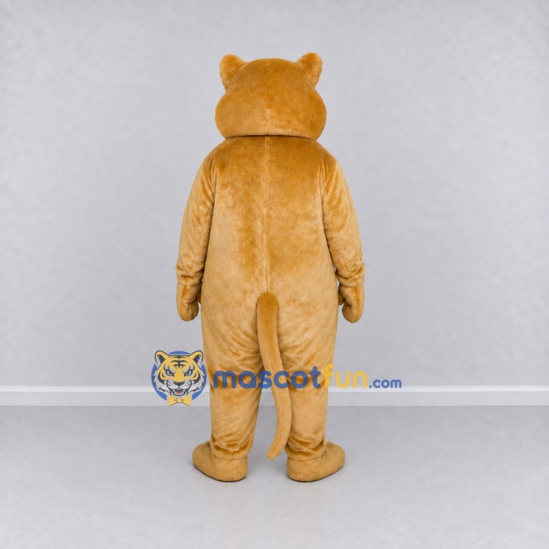 Custom Golden Tan Cat Mascot Costume Adult Full Body Suit for Pet Events Custom Golden Tan Cat Mascot Costume Adult Full Body Suit for Pet Events