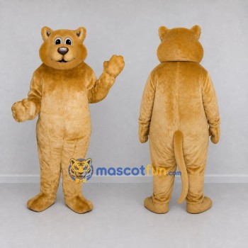 Custom Golden Tan Cat Mascot Costume Adult Full Body Suit for Pet Events
