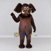 Custom Dark Brown Elephant Mascot Costume Adult Full Body Suit for Wildlife Events
