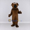 Custom Brown Dog Mascot Costume Adult Full Body Suit for Pet Events