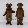Custom Brown Dog Mascot Costume Adult Full Body Suit for Pet Events