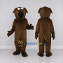 Custom Brown Dog Mascot Costume Adult Full Body Suit for Pet Events