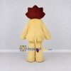 Custom Pale Yellow and Burgundy Lion Mascot Costume Adult Full Body Suit for Children's Events Custom Pale Yellow and Burgundy Lion Mascot Costume Adult Full Body Suit for Children's Events
