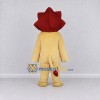 Custom Pale Yellow and Burgundy Lion Mascot Costume Adult Full Body Suit for Children's Events Custom Pale Yellow and Burgundy Lion Mascot Costume Adult Full Body Suit for Children's Events