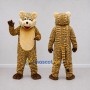 Custom Yellow and Black Tiger Mascot Costume Adult Full Body Suit for Wildlife Events