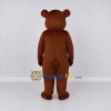 Custom Brown and Cream Bear Mascot Costume Adult Full Body Suit for School Events Custom Brown and Cream Bear Mascot Costume Adult Full Body Suit for School Events