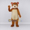 Custom Golden Brown and Cream Teddy Bear Mascot Costume Adult Full Body Suit for Children's Events