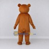 Custom Golden Brown and Cream Teddy Bear Mascot Costume Adult Full Body Suit for Children's Events