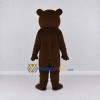 Custom Dark Brown Bear Mascot Costume Adult Full Body Suit for School Events Custom Dark Brown Bear Mascot Costume Adult Full Body Suit for School Events
