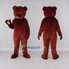 Custom Burgundy Teddy Bear Mascot Costume Adult Full Body Suit for Children's Events Custom Burgundy Teddy Bear Mascot Costume Adult Full Body Suit for Children's Events