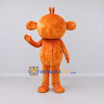 Custom Orange Animal Character Mascot Costume Adult Full Body Suit for Children's Events Custom Orange Animal Character Mascot Costume Adult Full Body Suit for Children's Events