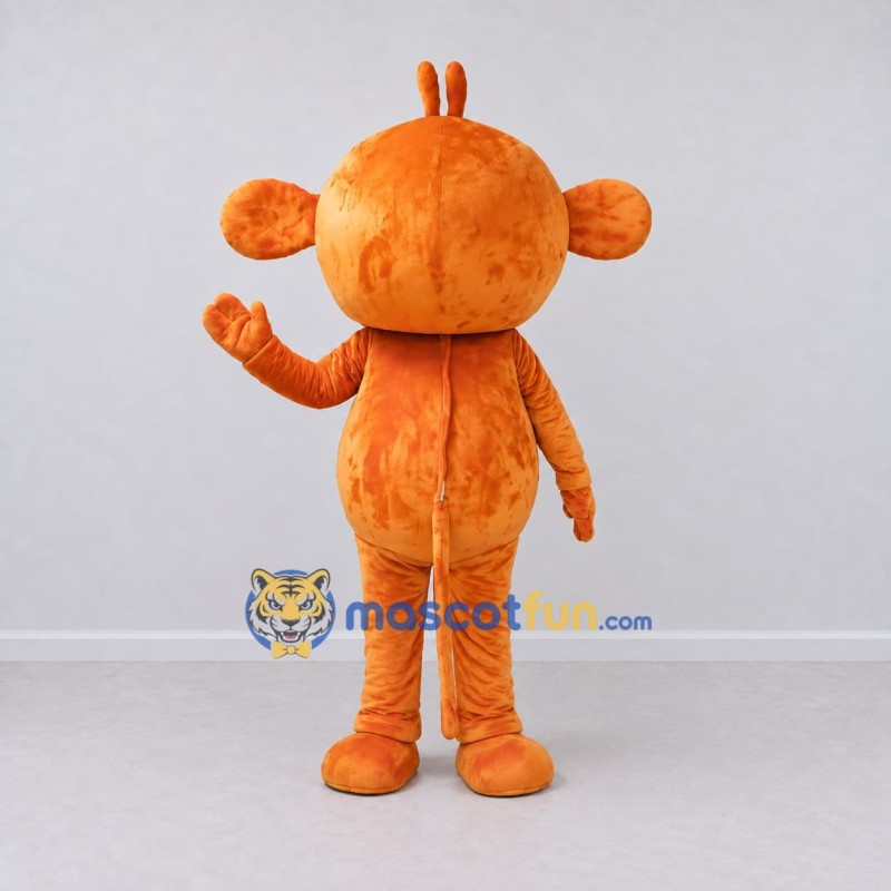 Custom Orange Animal Character Mascot Costume Adult Full Body Suit for Children's Events Custom Orange Animal Character Mascot Costume Adult Full Body Suit for Children's Events