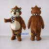 Custom Brown and Cream Otter Mascot Costume Adult Full Body Suit for School Events Custom Brown and Cream Otter Mascot Costume Adult Full Body Suit for School Events
