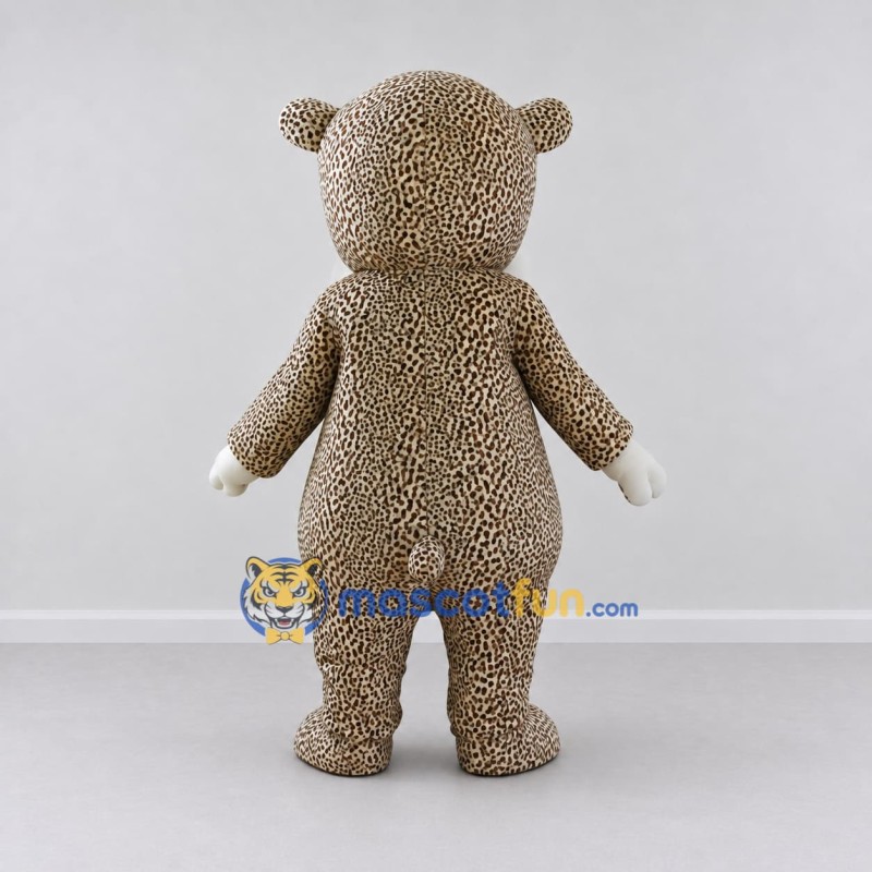 Custom Tan Brown and White Spotted Animal Mascot Costume Adult Full Body Suit for Children's Events Custom Tan Brown and White Spotted Animal Mascot Costume Adult Full Body Suit for Children's Events