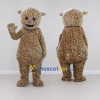 Custom Tan and Brown Spotted Animal Mascot Costume Adult Full Body Suit for Children's Events