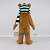 Custom Golden Brown Black and White Monster Bear Mascot Costume Adult Full Body Suit for Halloween Events Custom Golden Brown Black and White Monster Bear Mascot Costume Adult Full Body Suit for Halloween Events