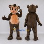 Custom Brown and Tan Monkey Mascot Costume Adult Full Body Suit for Jungle Events