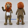 Custom Brown and Orange Lion Mascot Costume Adult Full Body Suit for Wildlife Events Custom Brown and Orange Lion Mascot Costume Adult Full Body Suit for Wildlife Events