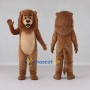 Custom Brown and Tan Lion Mascot Costume Adult Full Body Suit for Wildlife Events