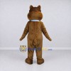 Custom Brown and Light Blue Aviator Squirrel Mascot Costume Adult Full Body Suit for Themed Events Custom Brown and Light Blue Aviator Squirrel Mascot Costume Adult Full Body Suit for Themed Events