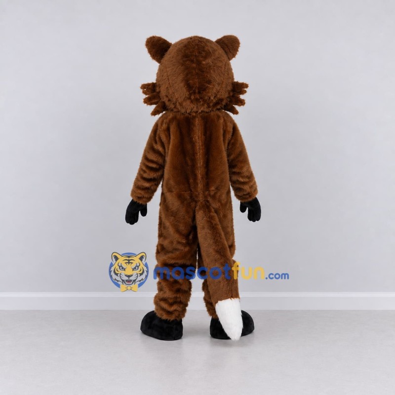 Custom Brown and White Fox Mascot Costume Adult Full Body Suit for Woodland Events Custom Brown and White Fox Mascot Costume Adult Full Body Suit for Woodland Events