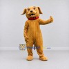 Custom Golden Brown and Red Dog Mascot Costume Adult Full Body Suit for Pet Events