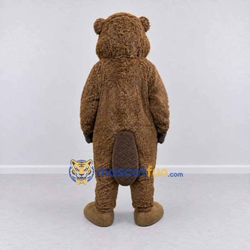 Custom Brown Beaver Mascot Costume Adult Full Body Suit for Nature Events Custom Brown Beaver Mascot Costume Adult Full Body Suit for Nature Events