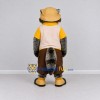 Custom Gray Yellow and Brown Explorer Raccoon Mascot Costume Adult Full Body Suit for Nature Events Custom Gray Yellow and Brown Explorer Raccoon Mascot Costume Adult Full Body Suit for Nature Events