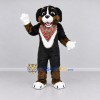 Custom Black Brown and White Dog Mascot Costume Adult Full Body Suit for Pet Events Custom Black Brown and White Dog Mascot Costume Adult Full Body Suit for Pet Events