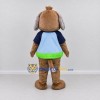 Custom Brown Blue and Green Dog Mascot Costume Adult Full Body Suit for Children's Events