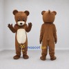Custom Brown and Cream Teddy Bear Mascot Costume Adult Full Body Suit for Children's Events Custom Brown and Cream Teddy Bear Mascot Costume Adult Full Body Suit for Children's Events
