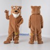 Custom Tan and White Wildcat Mascot Costume Adult Full Body Suit for Wildlife Events Custom Tan and White Wildcat Mascot Costume Adult Full Body Suit for Wildlife Events