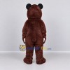 Custom Brown and White Bear Mascot Costume Adult Full Body Suit for Children's Events Custom Brown and White Bear Mascot Costume Adult Full Body Suit for Children's Events