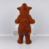 Custom Reddish Brown and White Mammoth Mascot Costume Adult Full Body Suit for Prehistoric Events Custom Reddish Brown and White Mammoth Mascot Costume Adult Full Body Suit for Prehistoric Events