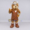 Custom Brown and Gold Viking Lion Mascot Costume Adult Full Body Suit for Themed Events Custom Brown and Gold Viking Lion Mascot Costume Adult Full Body Suit for Themed Events