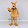 Custom Golden Tan Rescue Dog Mascot Costume Adult Full Body Suit for Safety Events Custom Golden Tan Rescue Dog Mascot Costume Adult Full Body Suit for Safety Events