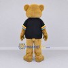 Custom Golden Tan and Black Bear Mascot Costume Adult Full Body Suit for School Events Custom Golden Tan and Black Bear Mascot Costume Adult Full Body Suit for School Events