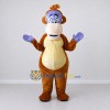 Custom Orange Brown and Purple Monkey Mascot Costume Adult Full Body Suit for Jungle Events Custom Orange Brown and Purple Monkey Mascot Costume Adult Full Body Suit for Jungle Events