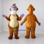 Custom Orange Brown and Purple Monkey Mascot Costume Adult Full Body Suit for Jungle Events