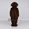 Custom Dark Brown and White Otter Mascot Costume Adult Full Body Suit for Aquatic Events