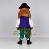 Custom Brown Purple and Green Pirate Dog Mascot Costume Adult Full Body Suit for Themed Events