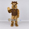 Custom Tan and Brown Cowboy Bulldog Mascot Costume Adult Full Body Suit for Western Events Custom Tan and Brown Cowboy Bulldog Mascot Costume Adult Full Body Suit for Western Events