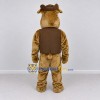 Custom Tan and Brown Cowboy Bulldog Mascot Costume Adult Full Body Suit for Western Events Custom Tan and Brown Cowboy Bulldog Mascot Costume Adult Full Body Suit for Western Events
