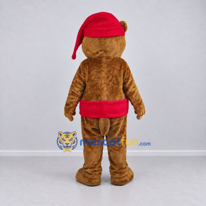 Custom Brown and Red Rodent Mascot Costume Adult Full Body Suit for Themed Events Custom Brown and Red Rodent Mascot Costume Adult Full Body Suit for Themed Events