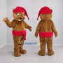 Custom Brown and Red Rodent Mascot Costume Adult Full Body Suit for Themed Events